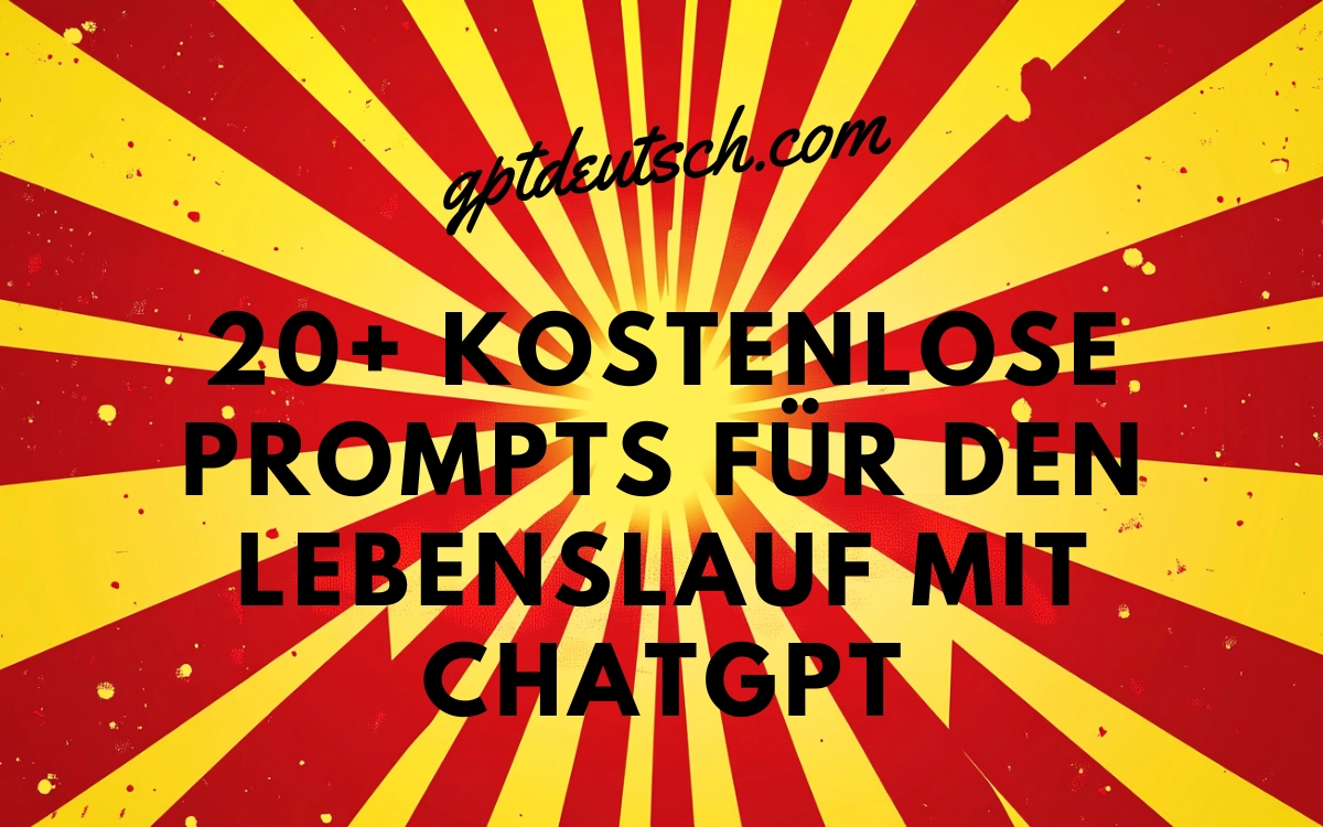 kostenlose Prompts für den Lebenslauf